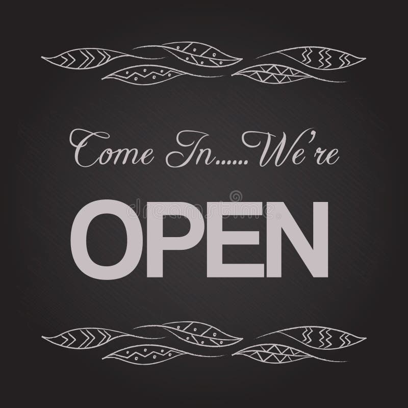 Open Sign Vector Illustration vector illustration