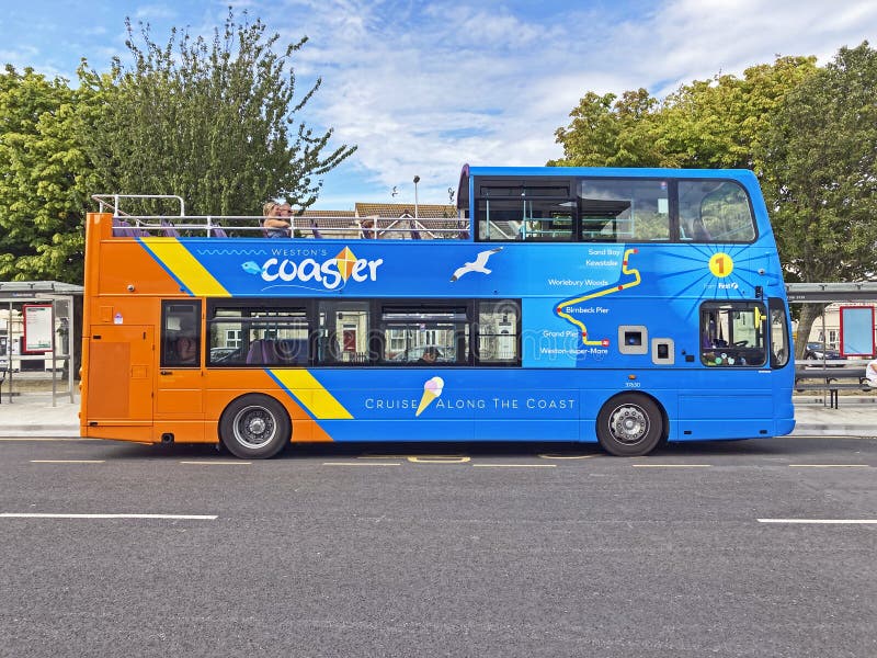 OpenTopped Bus editorial stock image. Image of firstbus 253364214