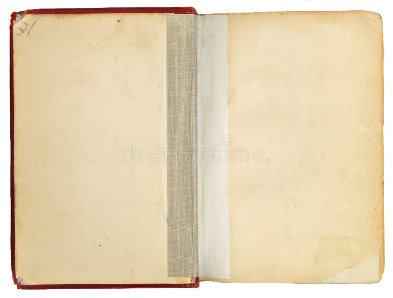 Open Vintage Book royalty free illustration