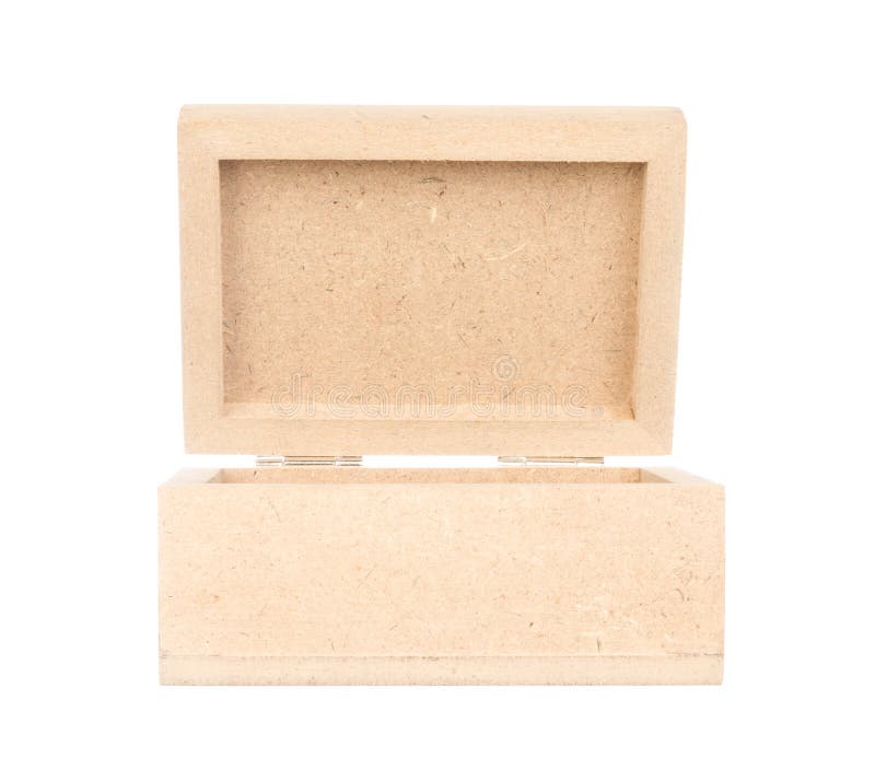 Open Wood Box Isolated on White Stock Image Image of antique, vintage