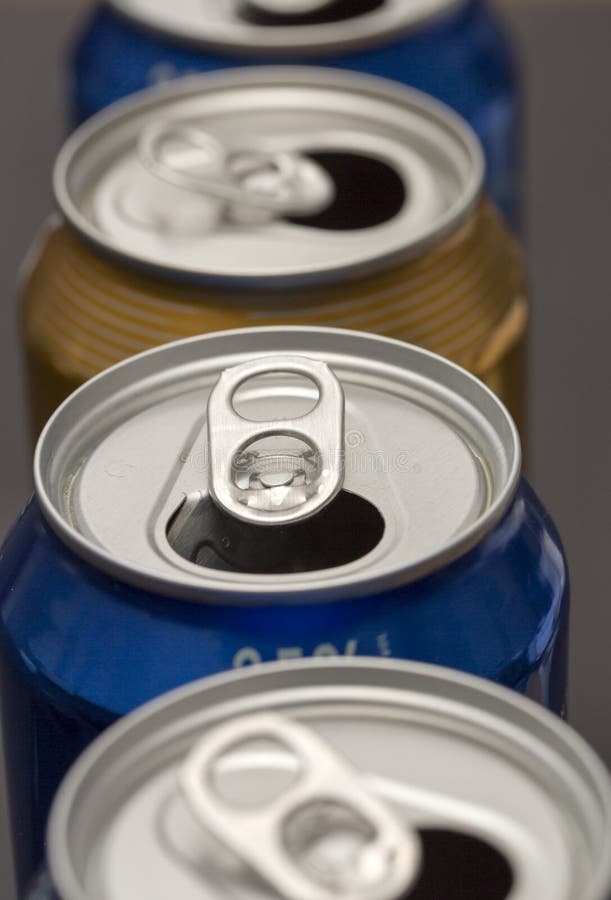 Opened Beer Cans