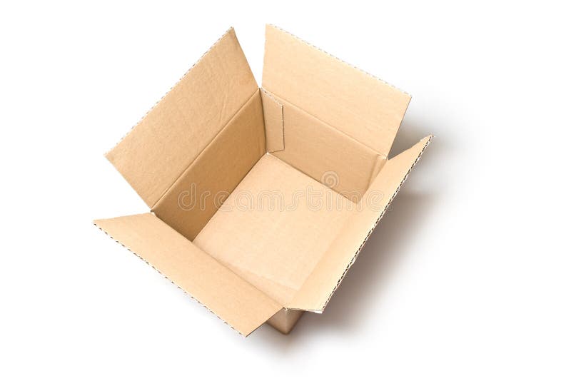 An Opened Box Stock Image Image Of Office Empty Shipping 3365869