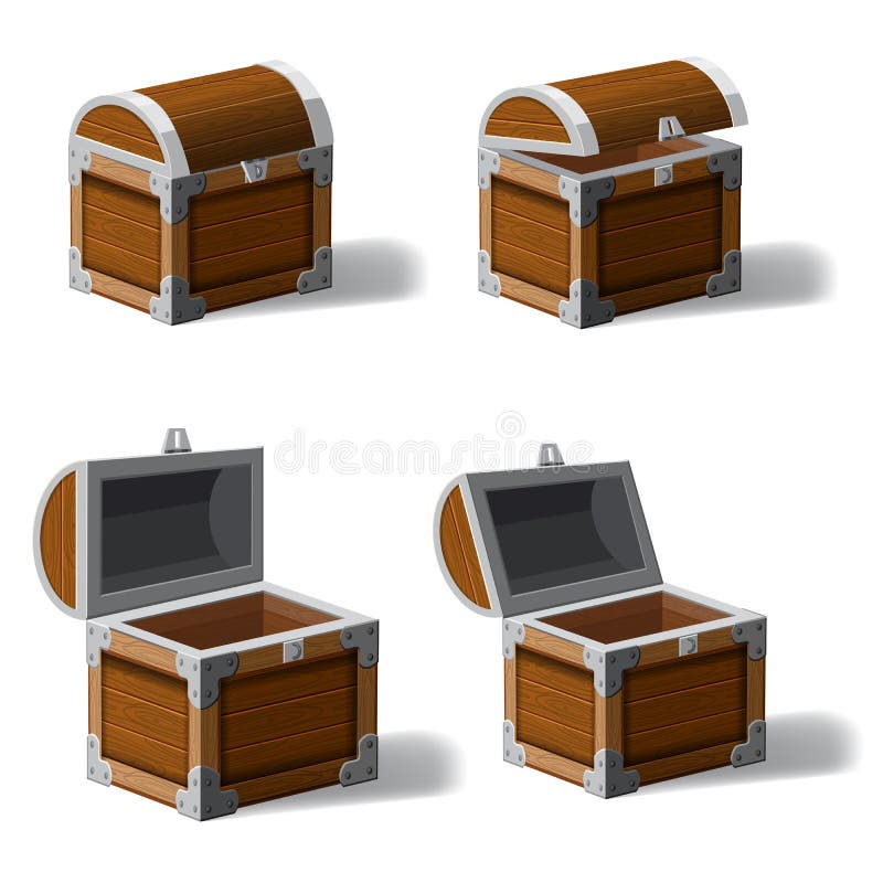 Treasure Chest Closed Opened Stock Illustrations – 127 Treasure Chest Closed  Opened Stock Illustrations, Vectors & Clipart - Dreamstime