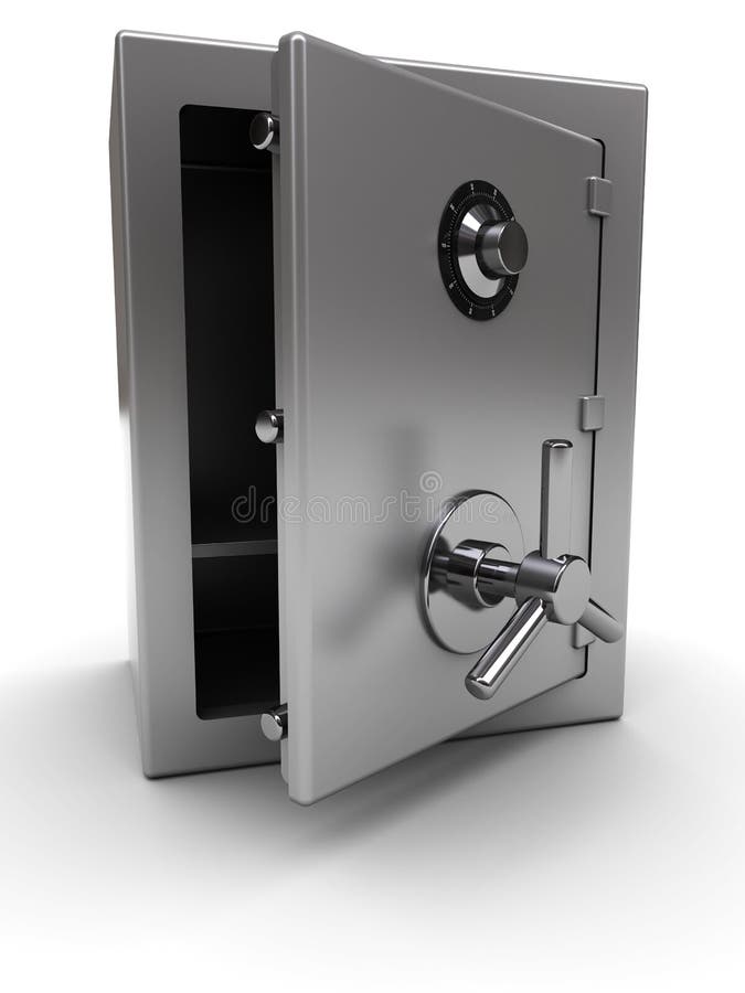 Opened safe