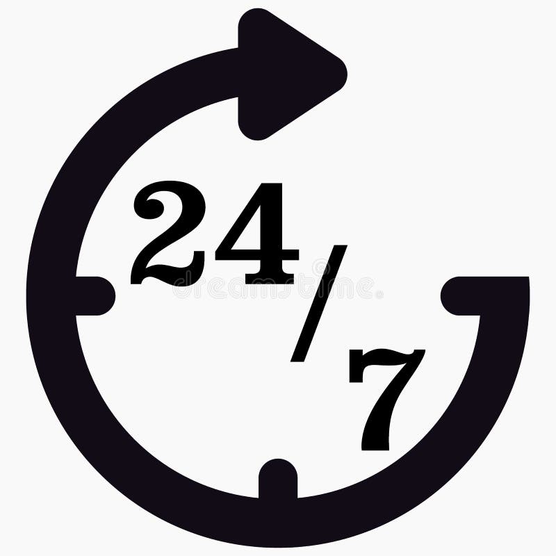 Opening Hours Around The Clock Stock Vector Illustration Of 24hours opening-hours-around-the-clock-stock-vector-illustration-of-24hours