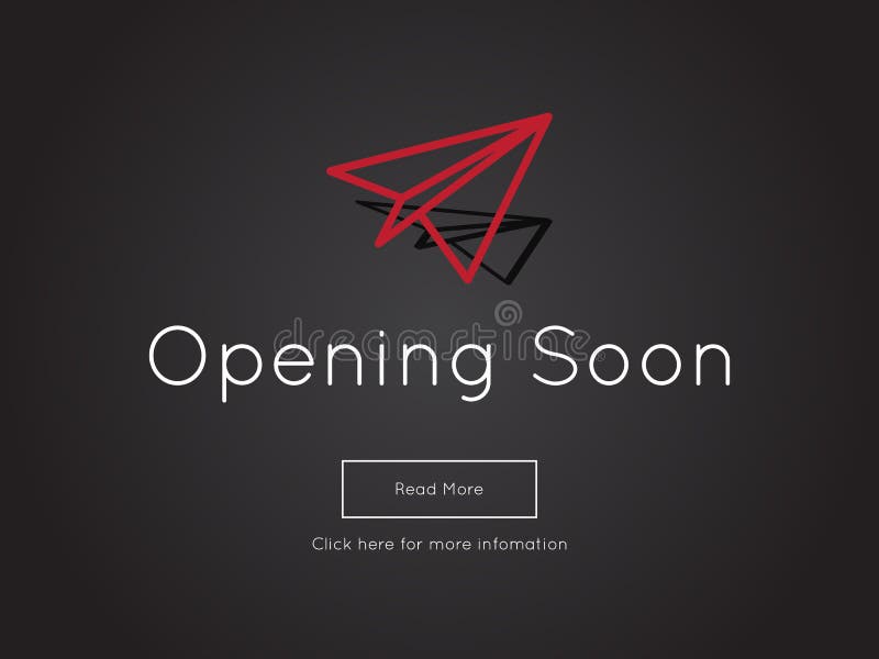 Opening Soon for Website Template Stock Vector Illustration of modern Opening Soon for Website Template Stock Vector Illustration of modern