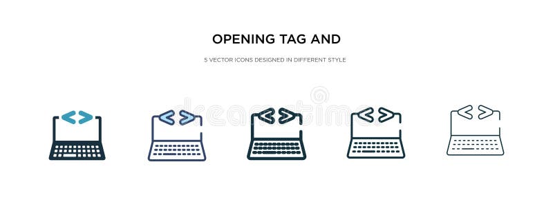 Opening tag