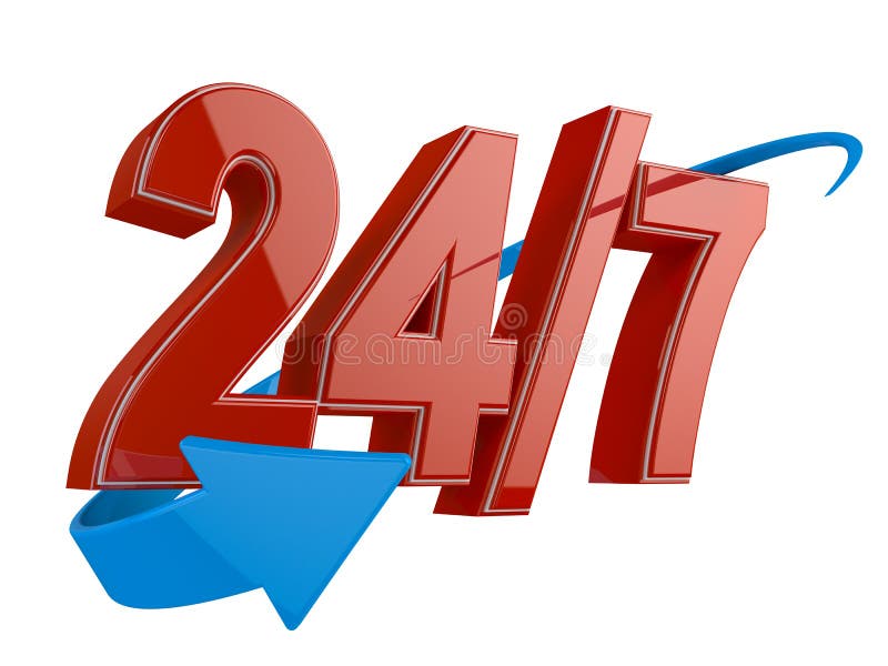 Openingstijden stock illustratie. Illustration of aanwijzing 703564