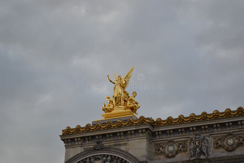 Opera de Paris Garnier in France royalty free stock images Opera de Paris Garnier in France royalty free stock images