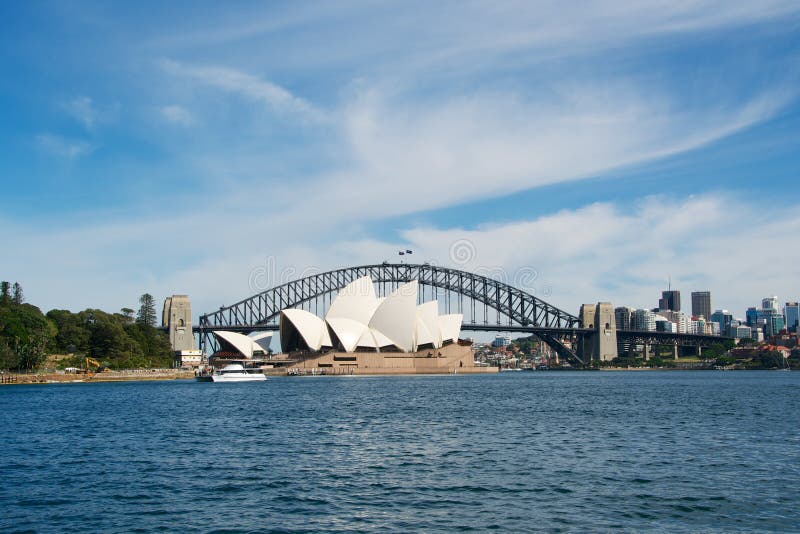 Opera House Sydney And Harbour Bridge Editorial Photography Image Of