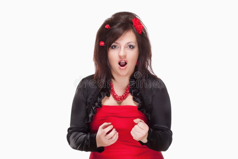 Opera Singer Performing stock images