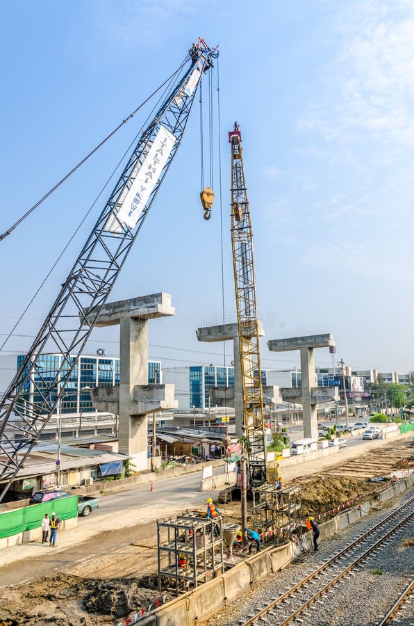 Operation of Construction Equipment Editorial Photo Image of