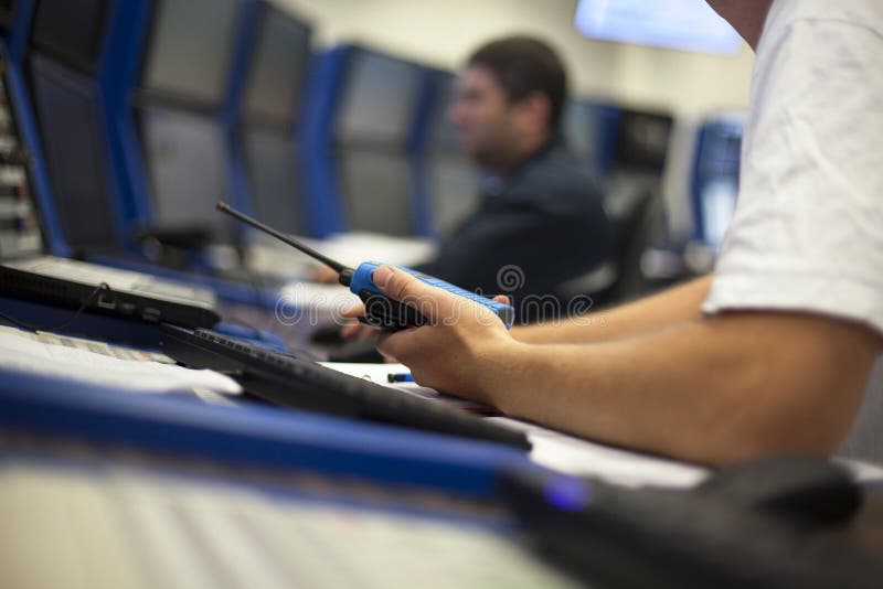 Operator cameră de control royalty free stock images