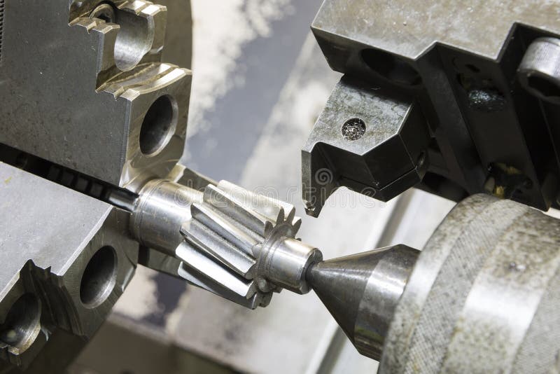 Operator Machining Automotive Gear Stock Image Image of factory