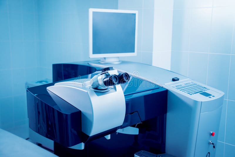 Ophthalmic Equipment. Medical Stock Photo Image of microscope