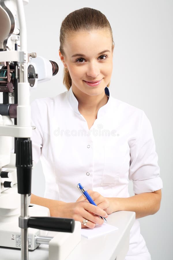 Ophthalmology, Eye Doctors Office. Stock Photo Image of