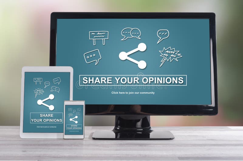 Share opinion. Share your opinion. Share opinions