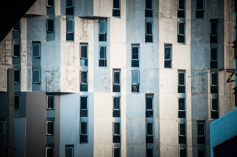 Opinião abstrata do close up da construção fotos de stock