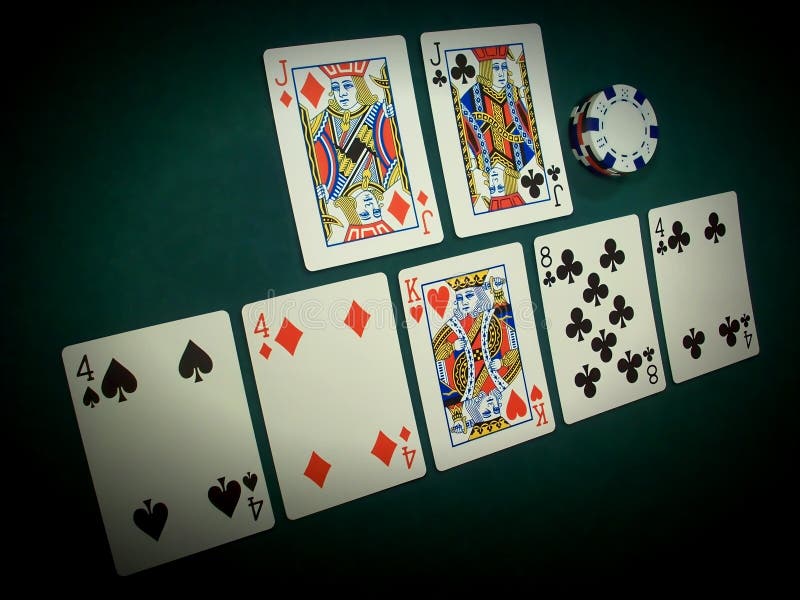 Opinião angular do póquer de Pai Gow imagem de stock Opinião angular do póquer de Pai Gow imagem de stock