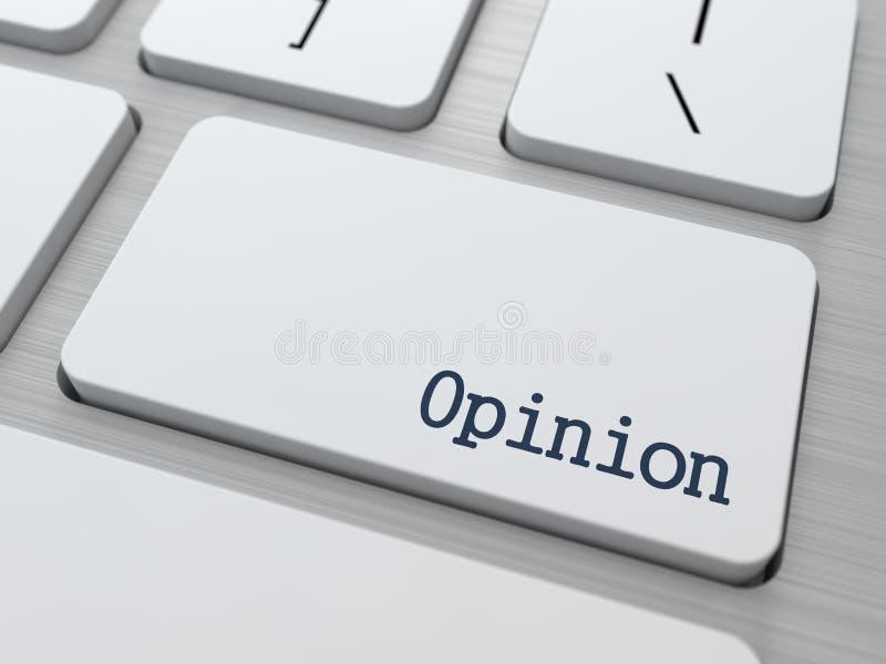 Opinião. Conceito do negócio. ilustração do vetor Opinião. Conceito do negócio. ilustração do vetor