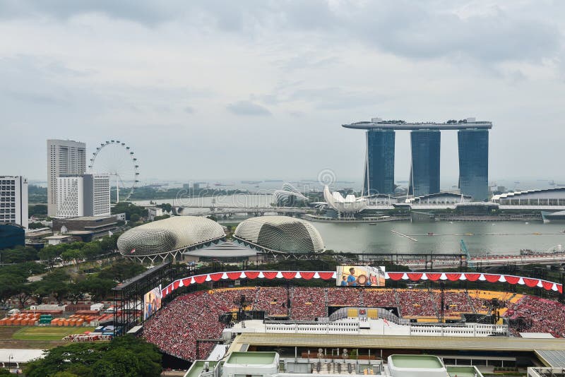 Opinião da cidade de Singapura imagens de stock Opinião da cidade de Singapura imagens de stock