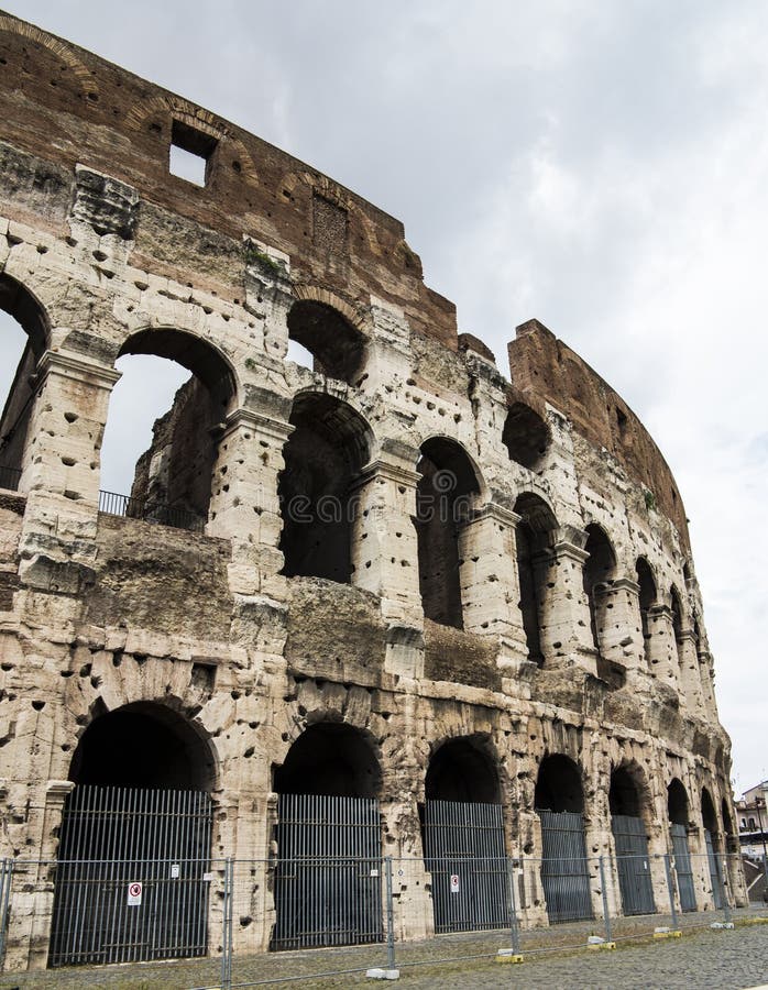 Opinião de Colosseum, Roma foto de stock Opinião de Colosseum, Roma foto de stock