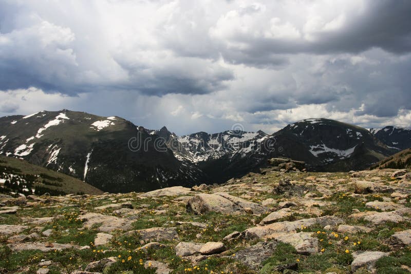 Opinião de Rocky Mountains da fuga Ridge