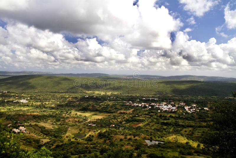 Opinião larga da paisagem imagem de stock