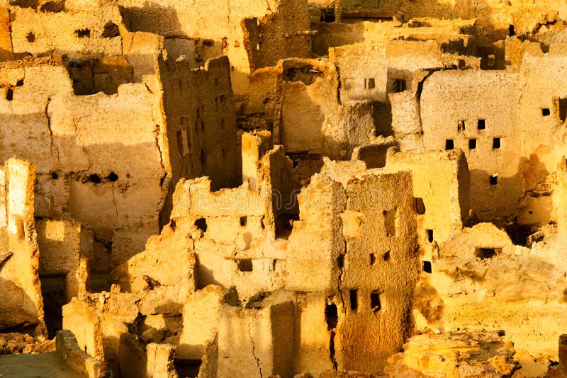 A opinião os oásis de Siwa é uns oásis em Egipto imagens de stock A opinião os oásis de Siwa é uns oásis em Egipto imagens de stock
