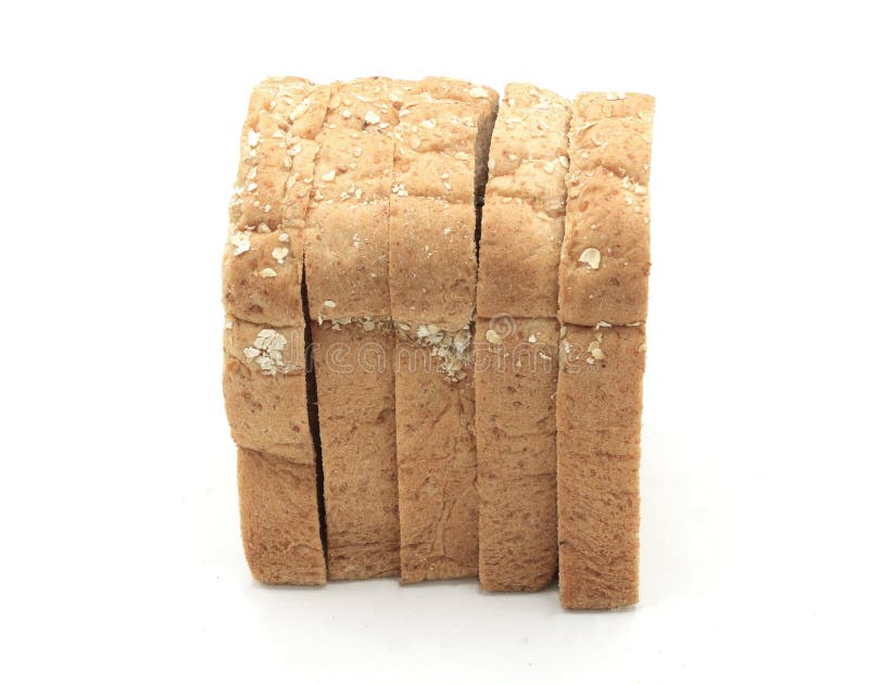 Opinião superior cortada do pão do brinde imagens de stock Opinião superior cortada do pão do brinde imagens de stock