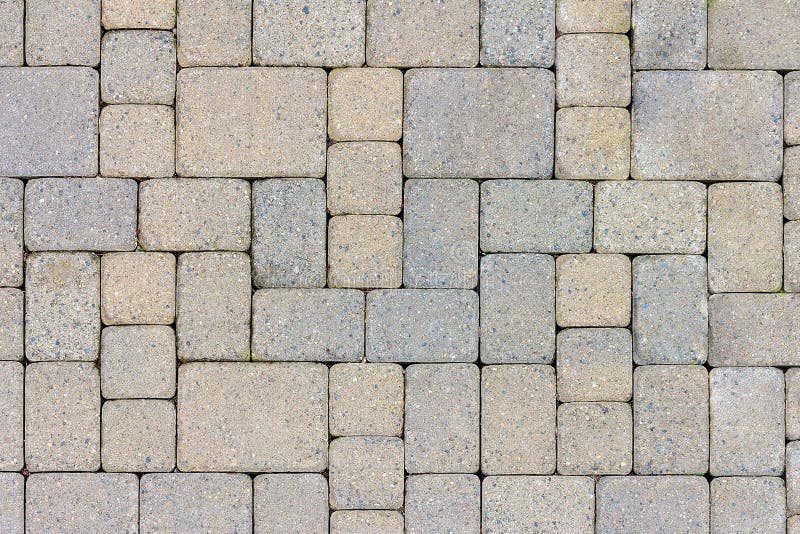 Opinião superior dos Pavers da pedra do pátio do jardim imagem de stock Opinião superior dos Pavers da pedra do pátio do jardim imagem de stock