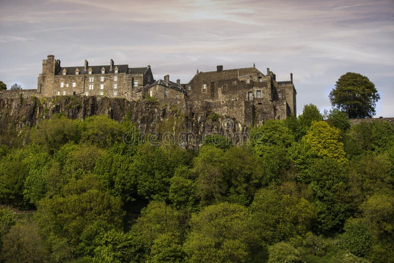 Opinião traseira de Stirling Castle