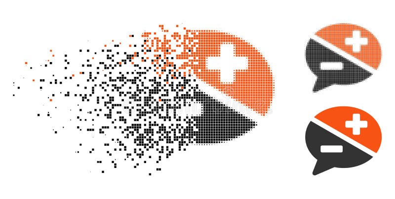 Oplossend Halftone de Argumentenpictogram van Pixelated royalty-vrije illustratie