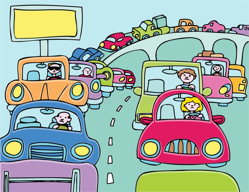 Opstopping stock illustratie Opstopping stock illustratie