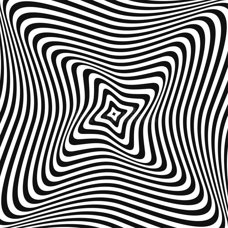 Optical Art Abstract Illusion Pattern Stock Vector Illustration of
