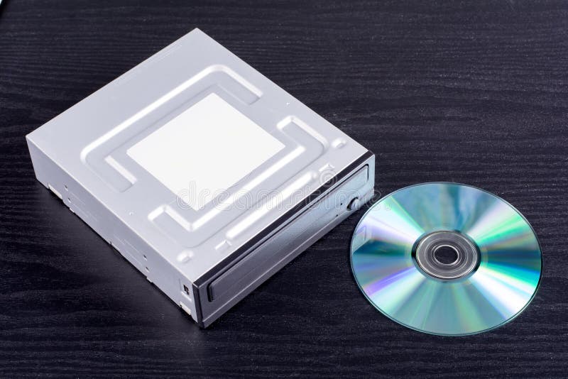Optical disc drive stock image. Image of object, removable 66396049