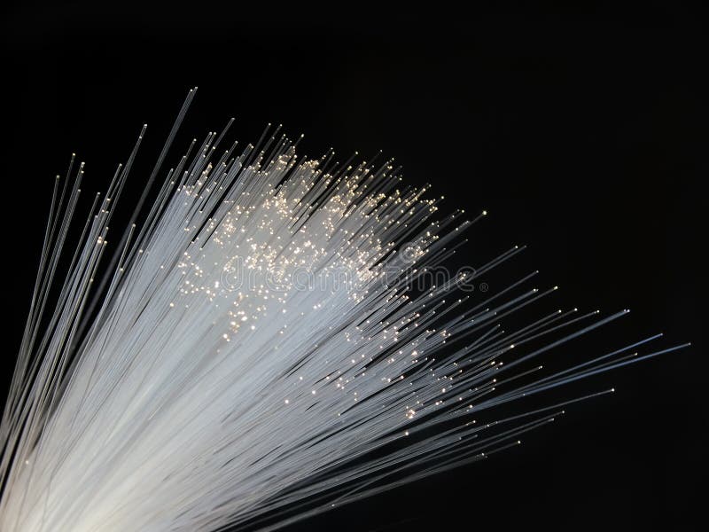 Optical fiber stock photo