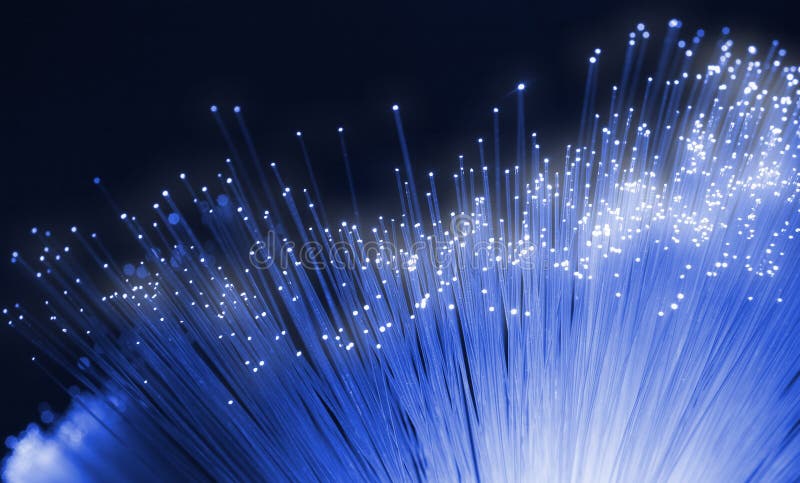 Optical fibers stock photos