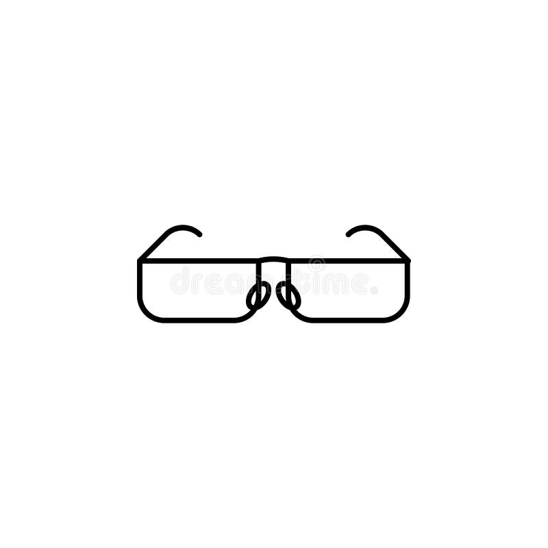 Optical Glasses Icon. Element of Simple Icon for sites,  Design