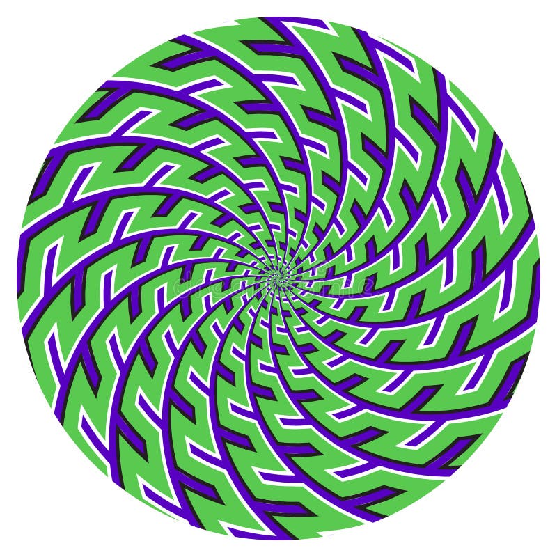 Moving Optical Illusion Spiral Stock Illustrations – 531 Moving Optical ...