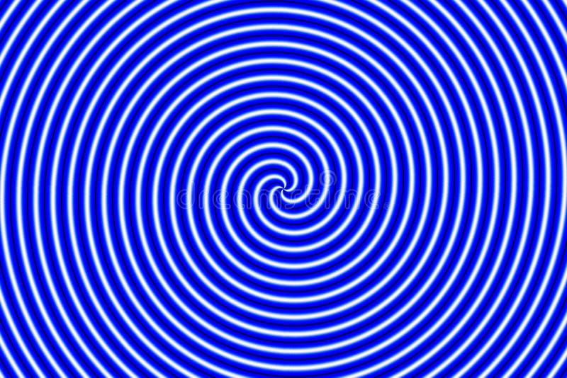 Optical Illusion Hypno Blue Stock Illustration - Illustration of  generative, decorative: 5365777