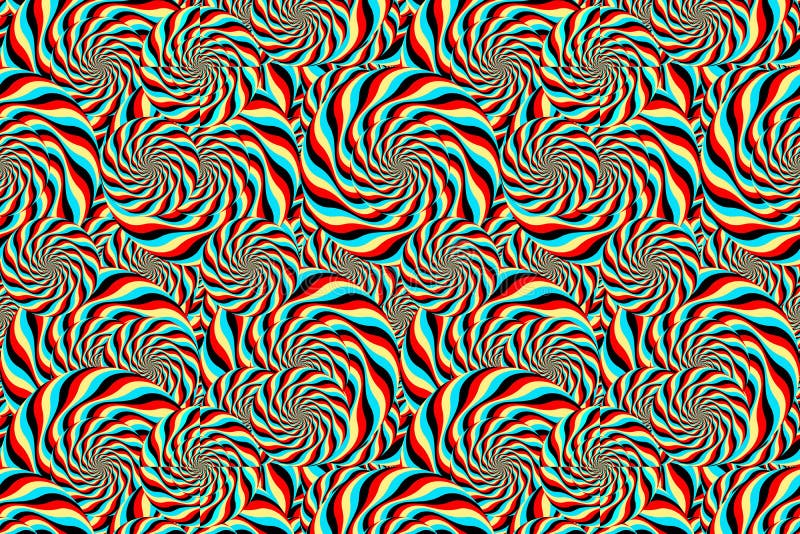 Optical Illusion Pattern - High quality