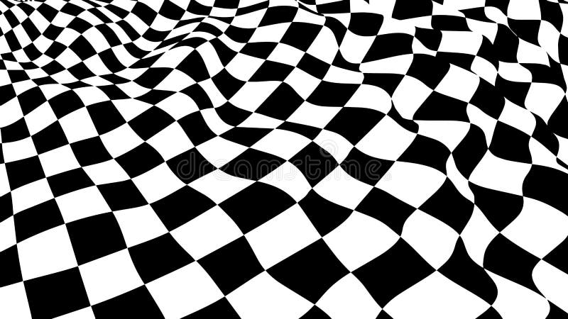 Vector Illustration Of Black And Gray Checkered Background That
