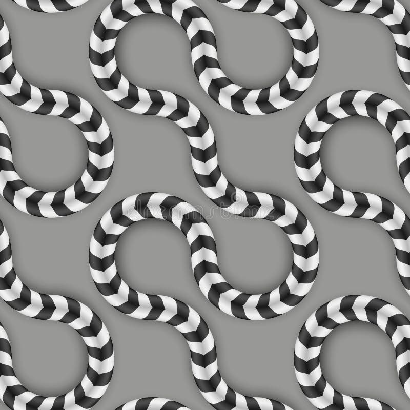 Optical Illusion, Vector Seamless Pattern. Some