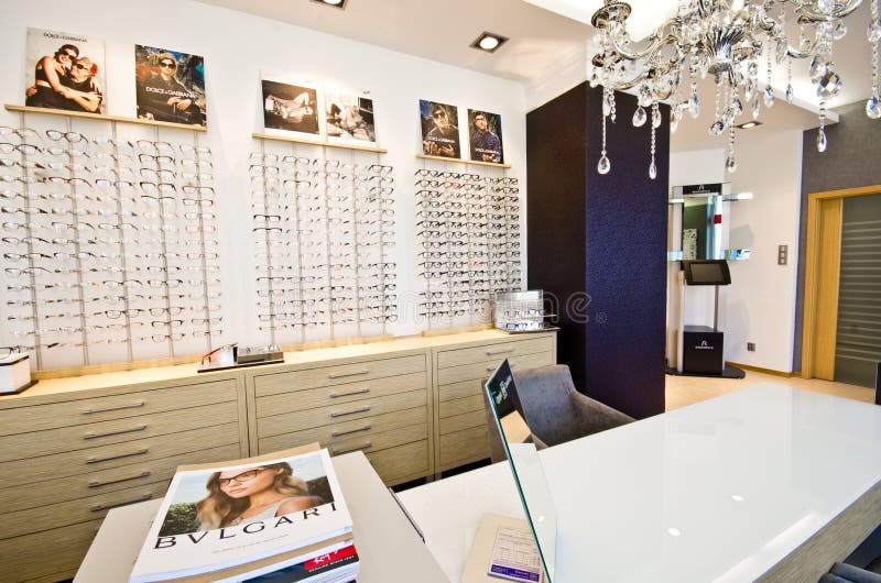 Optician shop stock photo. Image of spectacles, contemporary 9657992