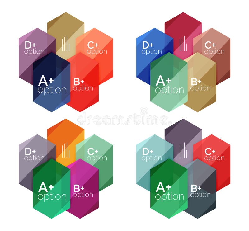 Optie infographic malplaatjes stock illustratie Optie infographic malplaatjes stock illustratie