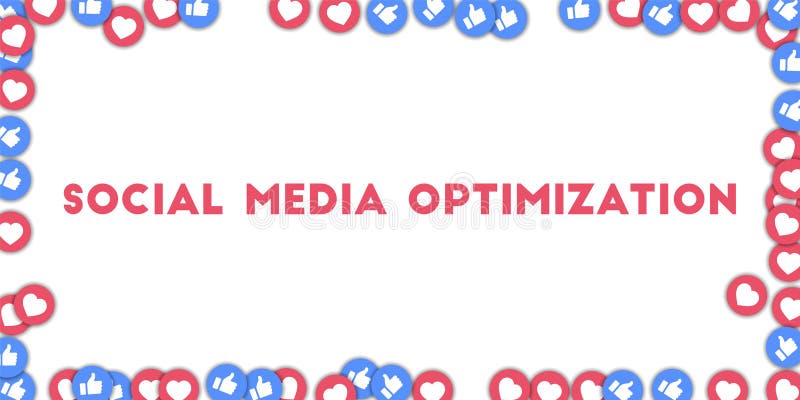 Optimisation des médias sociaux illustration de vecteur