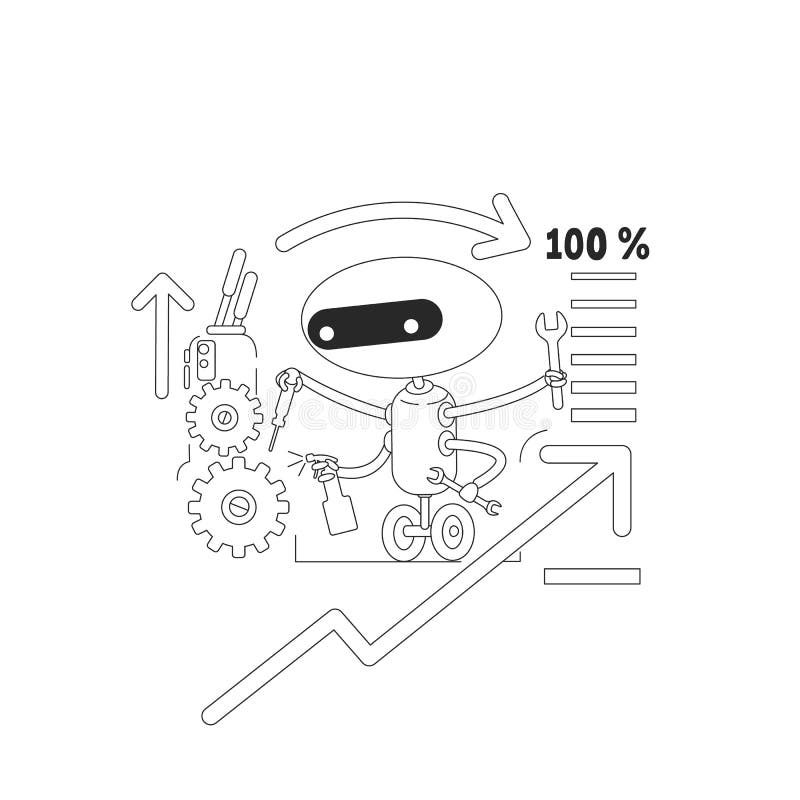 Automated Debugging Code Programming Flat Isometric Vector 3d Stock Automated Debugging Code Programming Flat Isometric Vector 3d Stock