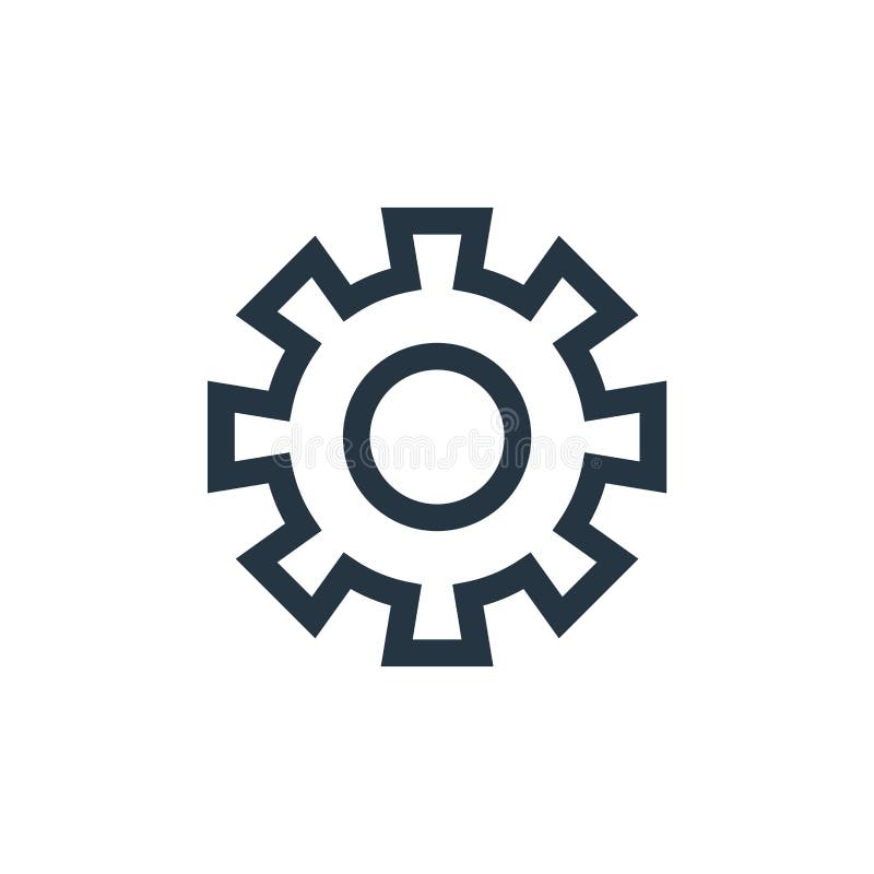 Option vector icon isolated on white background. Outline, thin line option icon for website design and mobile, app development. stock illustration
