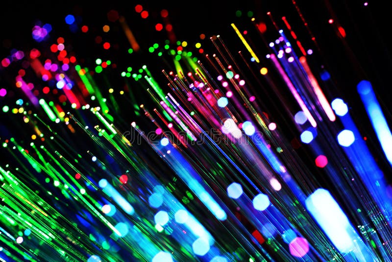 Optique des fibres photo stock. Image du futuriste, digital - 47179560